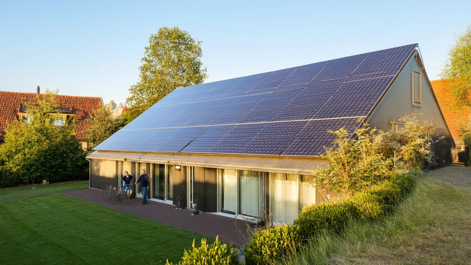 Zonnepanelen hellingshoek opbrengst kWh: verlies per